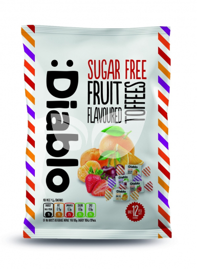 Diablo cukormentes gyümölcskaramella édesítőszerrel 75g • Egészségbolt