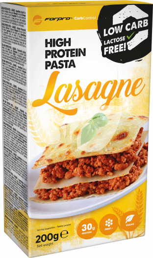 Forpro tészta lasagne csökkentett szénhidrát, extra magas fehérje tartalommal 200 g • Egészségbolt