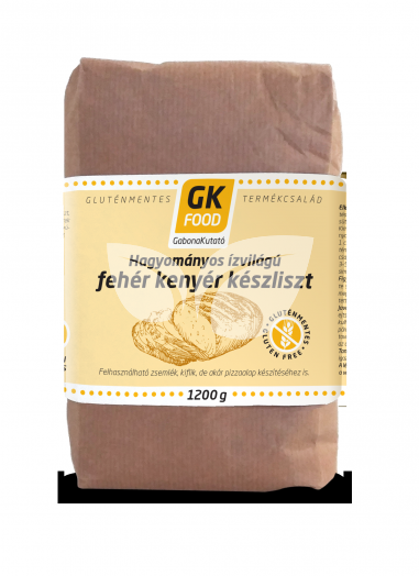 Gk Food lisztkeverék hagyományos ízvilágú világos kenyér 1200 g • Egészségbolt