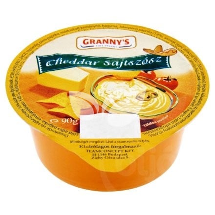 Grannys cheddar sajtszósz 90 g • Egészségbolt