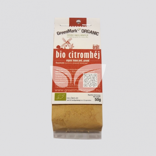 Greenmark bio citromhéj őrölt 50 g • Egészségbolt