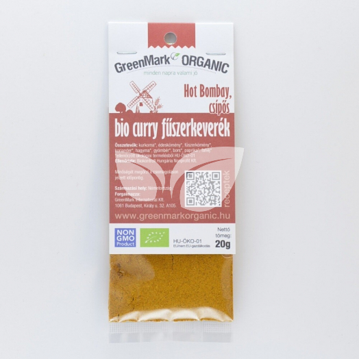 Greenmark bio hot bombay csípős fűszerkeverék 20 g • Egészségbolt