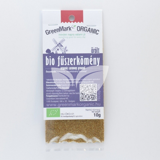 Greenmark bio fűszerkömény őrölt 10 g • Egészségbolt