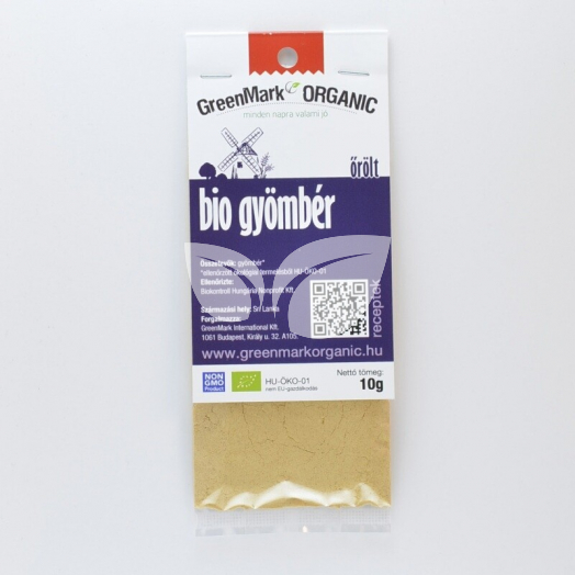 Greenmark bio gyömbér őrölt 10 g • Egészségbolt