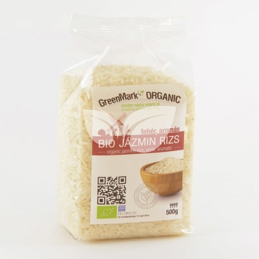 Greenmark bio jázmin rizs fehér 500 g • Egészségbolt