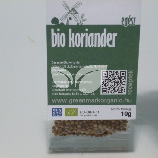 Greenmark bio koriander egész 10 g • Egészségbolt