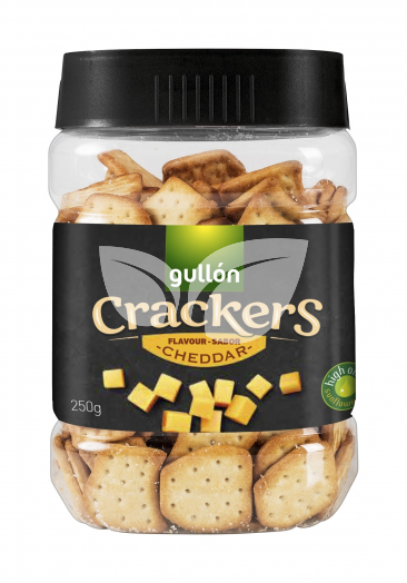 Gullón cracker cheddar sajtos 250 g • Egészségbolt