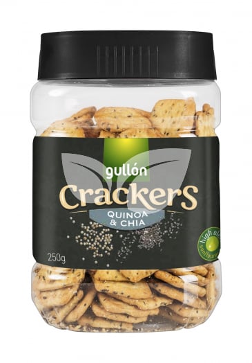 Gullón cracker chia magos quinoás 250 g • Egészségbolt