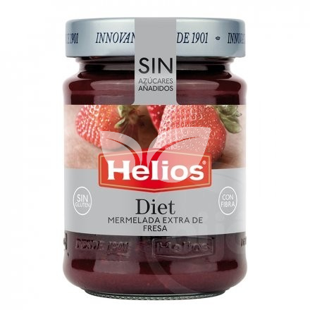 Helios eper extradzsem édesítőszerrel 280 g • Egészségbolt