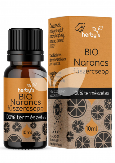Herbys bio narancs fűszercsepp 10 ml • Egészségbolt