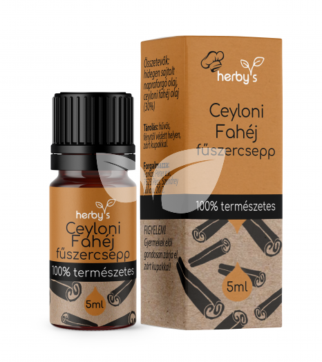 Herbys ceyloni fahéj fűszercsepp 5 ml • Egészségbolt