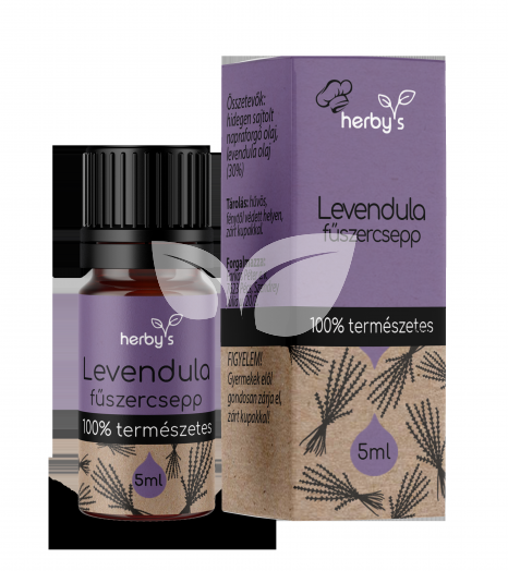 Herbys levendula fűszercsepp 5 ml • Egészségbolt