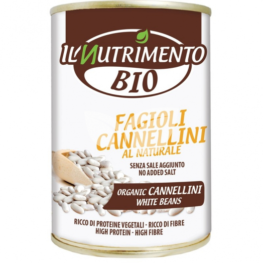 Il Nutrimento bio fehér bab (cannellini) konzerv 400 g • Egészségbolt