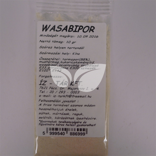 Íz-Tár fűszer wasabi őrölt 10 g • Egészségbolt