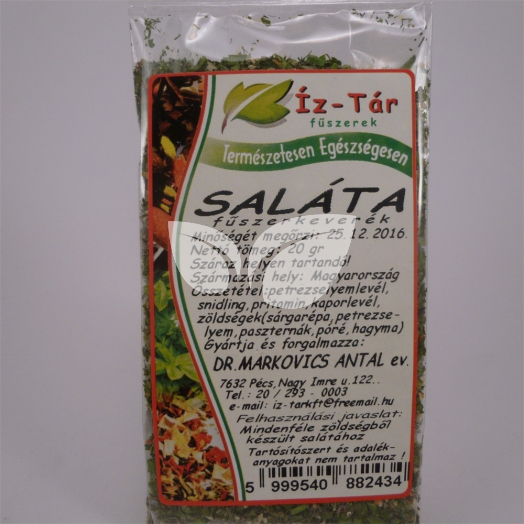 Íz-Tár fűszerkeverék saláta 20 g • Egészségbolt