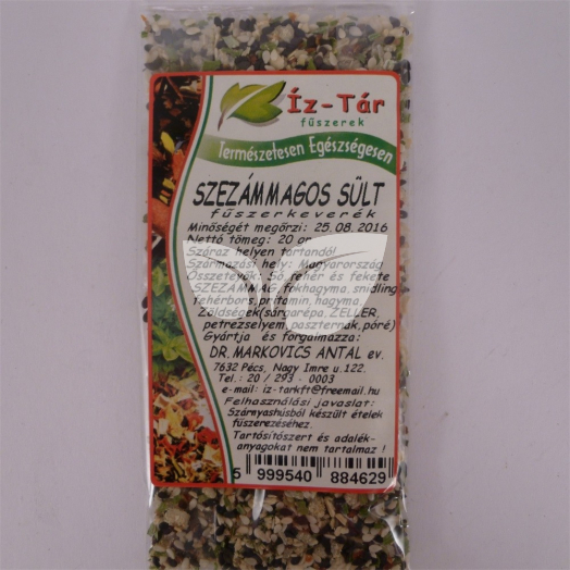 Íz-Tár szezámmagos sült fűszerkeverék  20 g • Egészségbolt