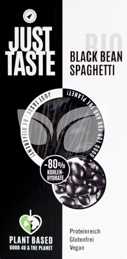 Justtaste bio fekete bab spagetti 250 g • Egészségbolt
