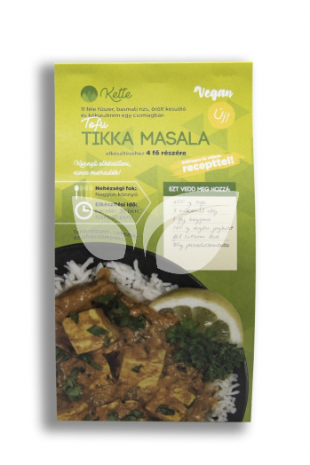 Kette tofu tikka masala basmati rizzsel 495 g • Egészségbolt