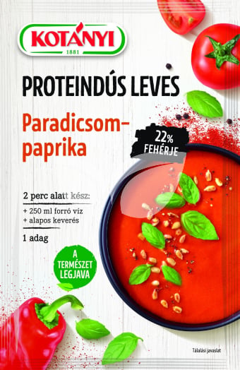 Kotányi proteindús leves paradicsom-paprika 25 g • Egészségbolt