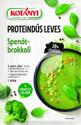 Kotányi proteindús leves spenót-brokkoli 25 g • Egészségbolt