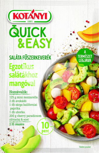Kotányi quick&easy fűszerkeverék egzotikus salátákhoz mangóval 20 g • Egészségbolt