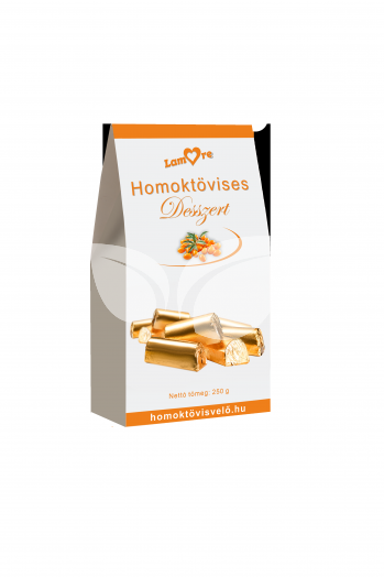 Lamore homoktövises desszert arany díszdobozban 250 g • Egészségbolt