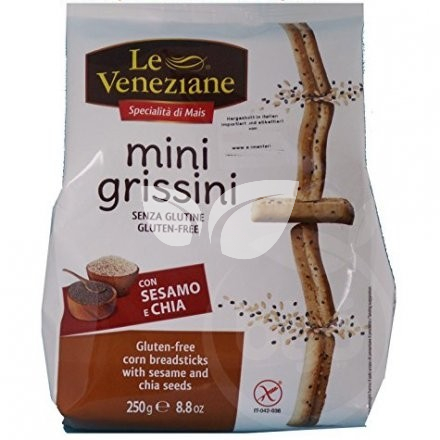 Le Veneziane grissini szezám-és chia magos 250 g • Egészségbolt
