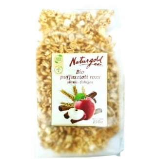 Naturgold bio puffasztott almás fahéjas 150 g