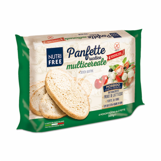 Nf panfette rustico multicereleale barna szeletelt kenyér 320 g • Egészségbolt