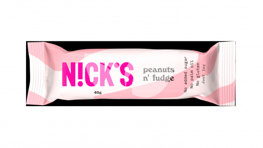 Nicks peanuts and fudge szelet 40 g • Egészségbolt