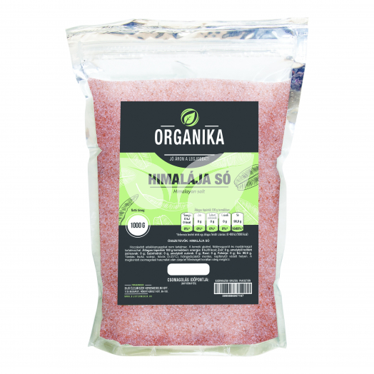 Organika himalája só rózsaszín 1000 g • Egészségbolt