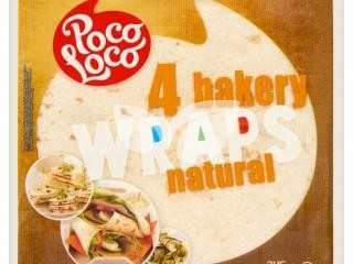 Poco Loco lágy tortilla búzalisztből 245 g • Egészségbolt