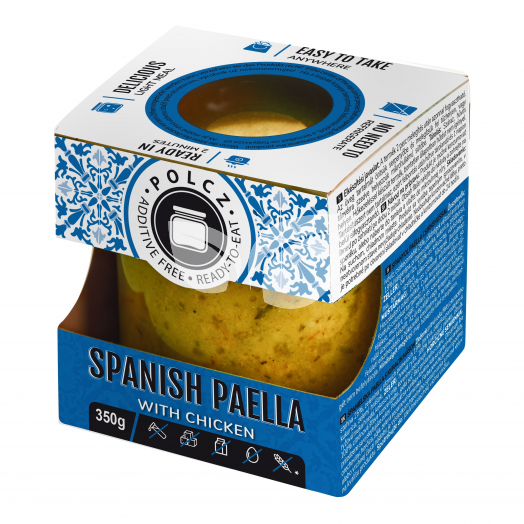 Polcz spanyol paella csirkehússal adalékmentes készétel 350 g • Egészségbolt