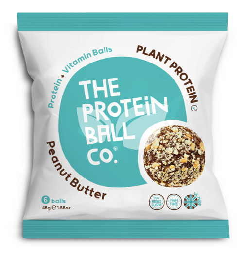 Protein ball mogyoróvajas protein golyók vegán 45 g • Egészségbolt