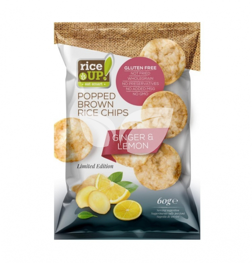 Rice Up chips gyömbér-citrommal ízű 60 g • Egészségbolt