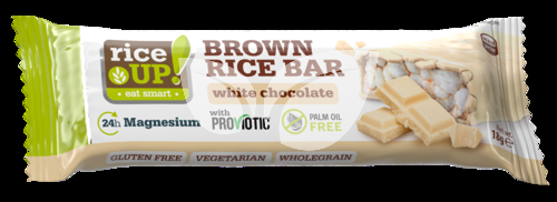 Rice Up szelet fehércsokoládé 18 g • Egészségbolt