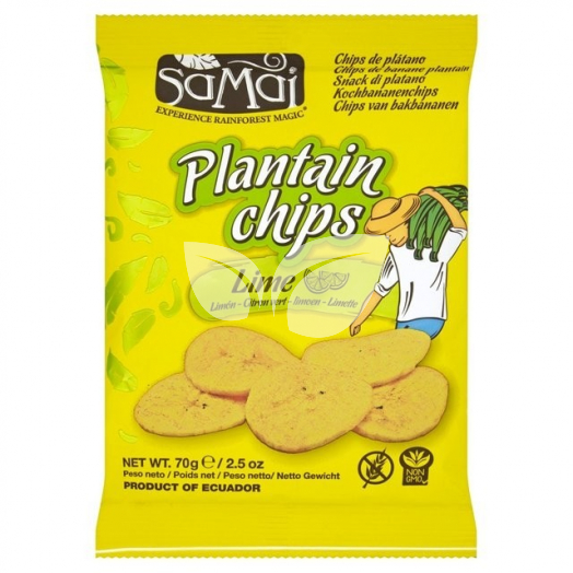 Samai plantain főzőbanán chips lime 70 g • Egészségbolt