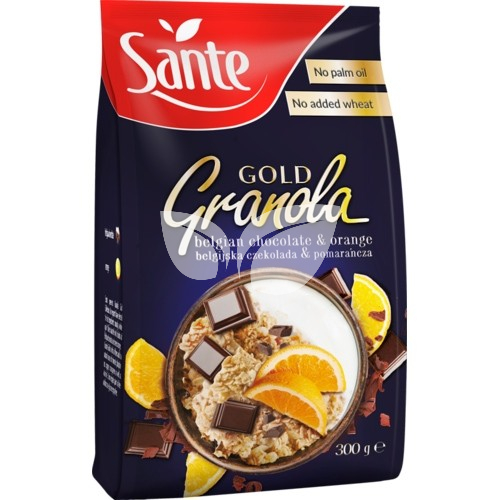Sante granola gold csokoládés narancsos 300 g • Egészségbolt