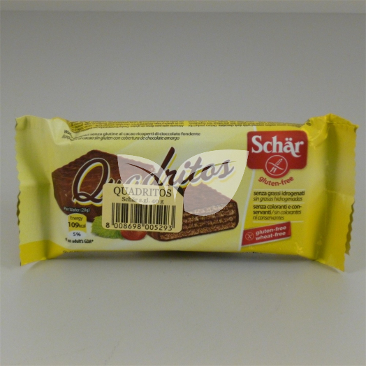 Schar gluténmentes étcsokoládéval bevont kakaós ostya 40 g • Egészségbolt