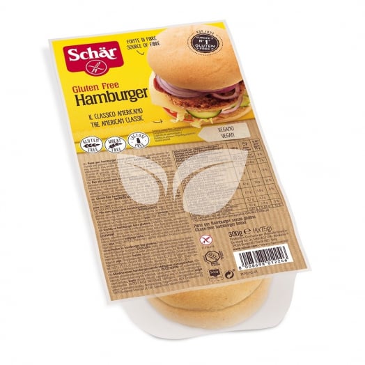 Schar gluténmentes hamburger zsemle 4db 300 g • Egészségbolt