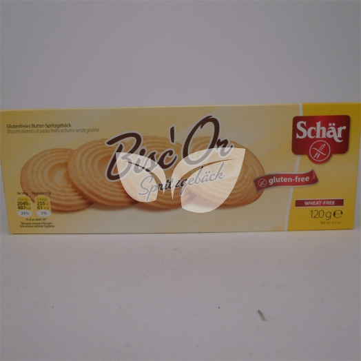 Schar gluténmentes keksz biscor vajas 120 g • Egészségbolt