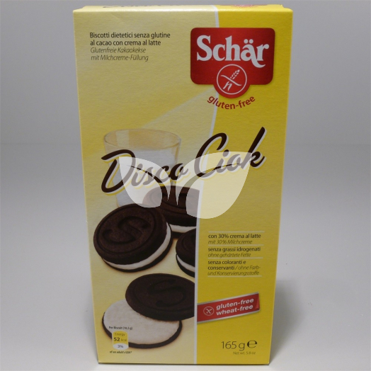 Schar gluténmentes keksz disco ciok kakaós 165 g • Egészségbolt