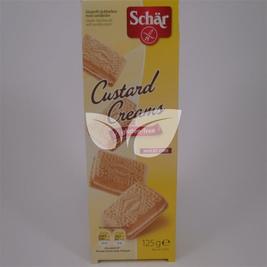 Schar gluténmentes keksz tejes krémmel töltve 125 g • Egészségbolt