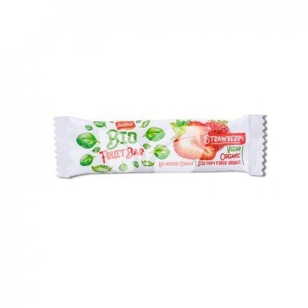 Sunvita bio gyümölcsszelet eper 30 g • Egészségbolt