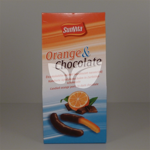 Sunvita csokoládés kandírozott narancshéj 150 g • Egészségbolt