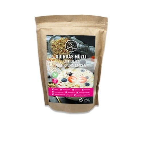 Szafi Free quinoás müzli liofilizált erdei gyümölcsökkel 250 g • Egészségbolt