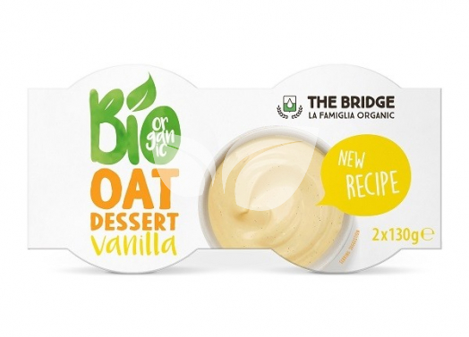 The Bridge bio zab desszert vaníliás 2x130 g • Egészségbolt
