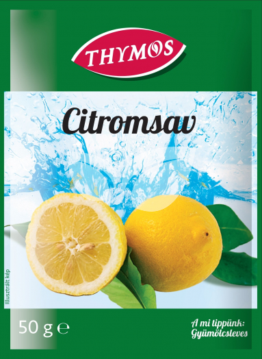 Thymos citromsav étkezési tasakos 50 g • Egészségbolt