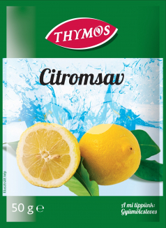 Thymos citromsav étkezési tasakos 50 g
