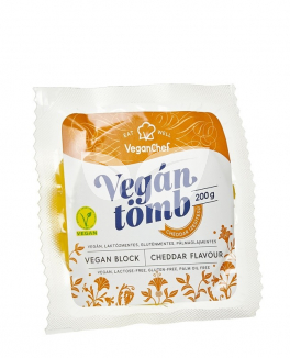 Veganchef vegán tömb cheddar ízű 200 g